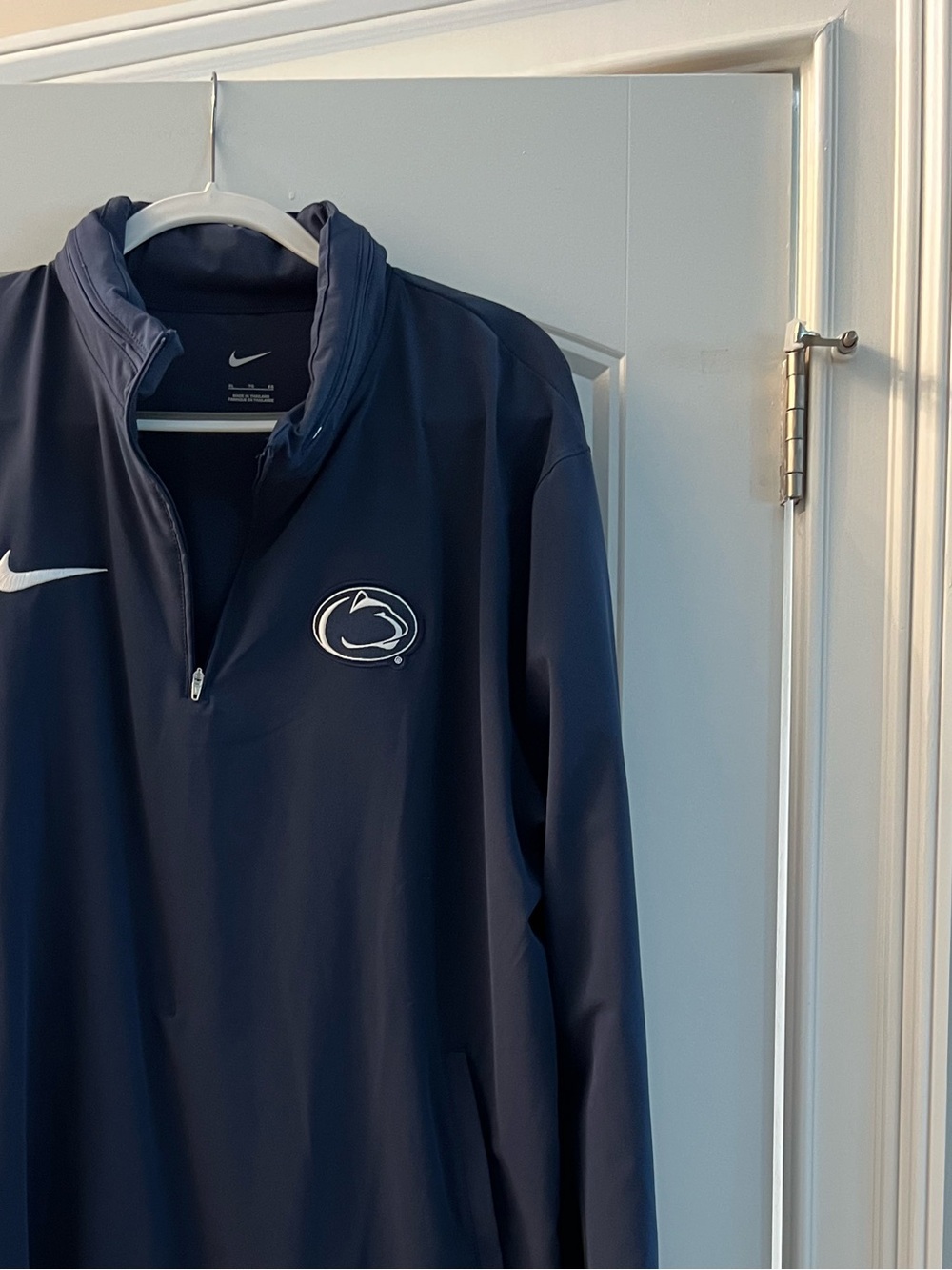 Nike Men’s Navy Penn State Quarter-Zip Performance Jacket